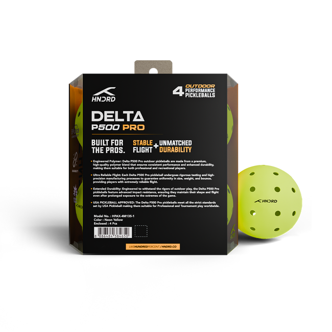 DELTA P500 PRO (PACK OF 4) - NEON YELLOW