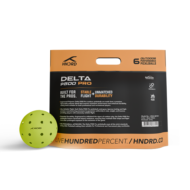 DELTA P500 PRO (PACK OF 6) - NEON YELLOW