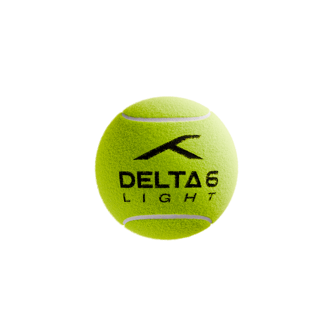 Delta 6 Light Cricket Tennis Balls (Pack of 6/Yellow)