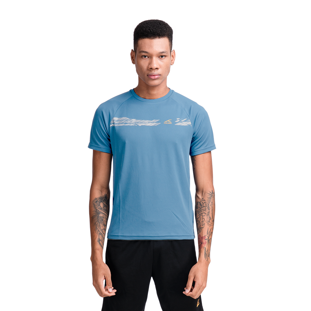 Scrape T-Shirt-Ash Blue