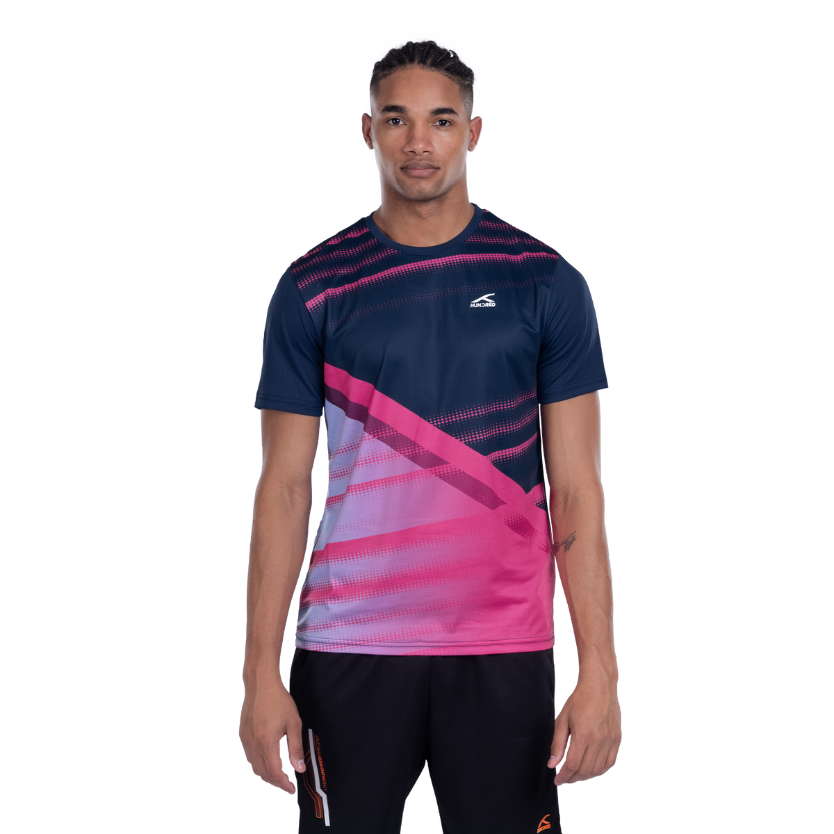 Zig-Flow T-Shirt-NAVY