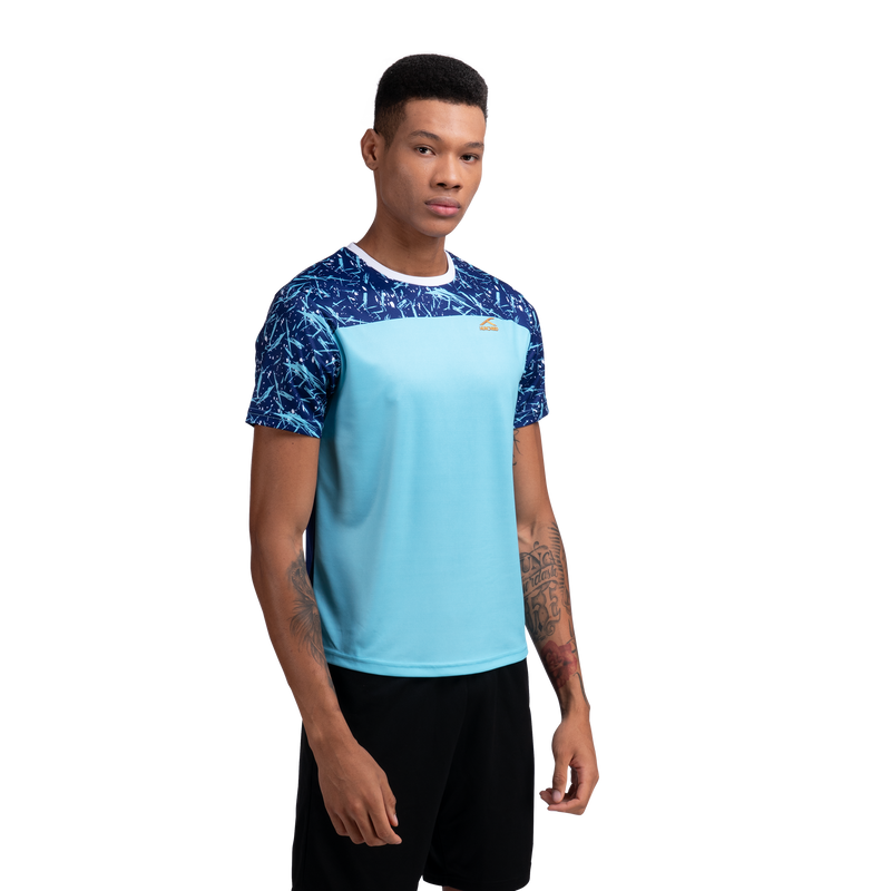 Flake T-Shirt-Blue/Navy