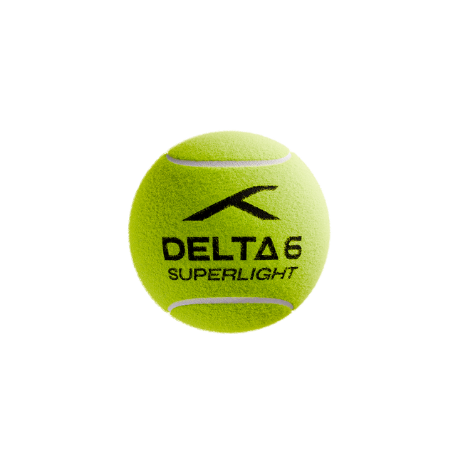 Delta 6 SuperLight Cricket Tennis Balls (Pack of 6/Yellow)