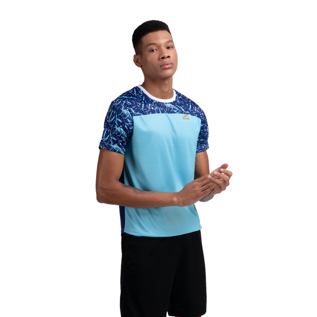 Flake T-Shirt-Blue/Navy