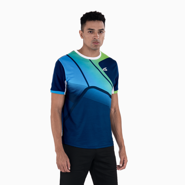 Scallop T-Shirt-Navy