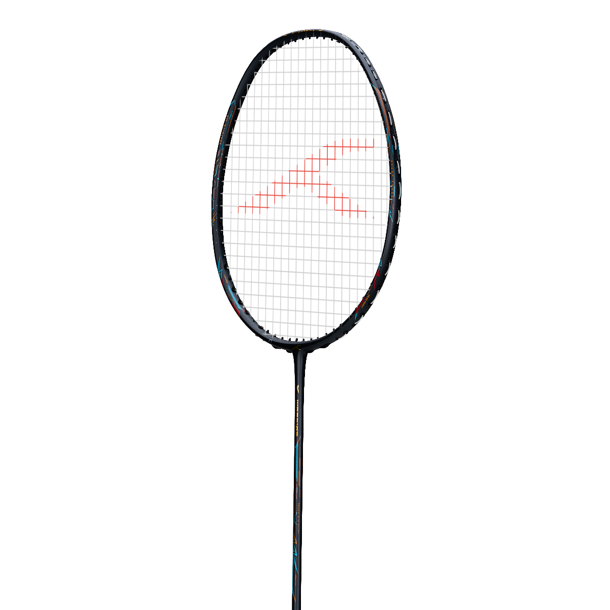 Hundred X-Warrior Dark Grey Strung Badminton Racket