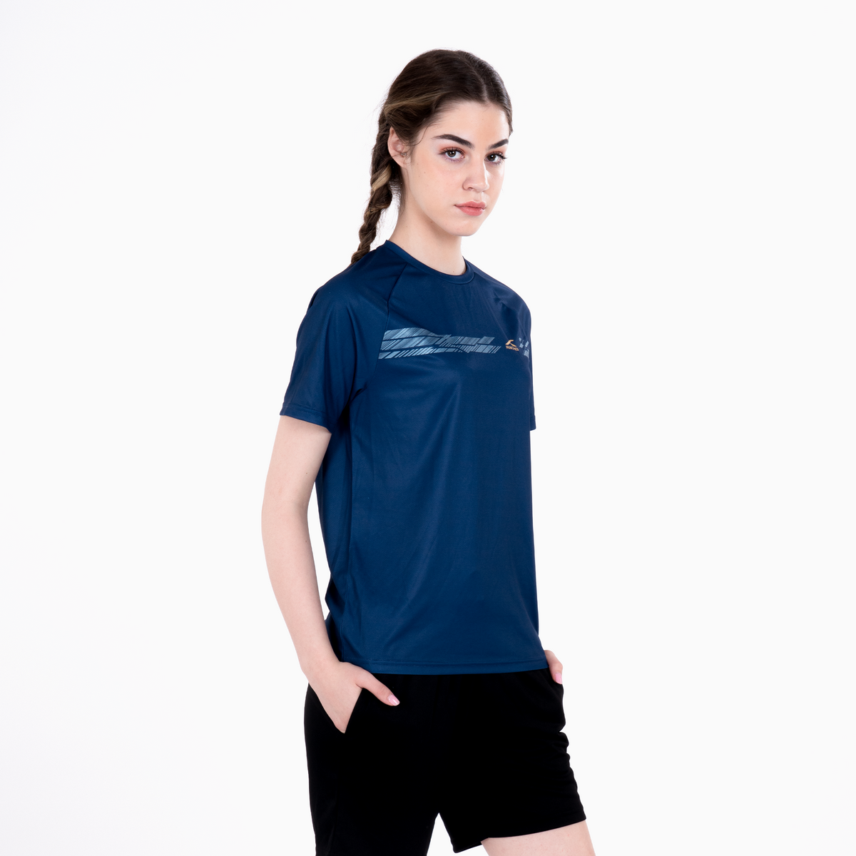Scrape T-Shirt-Navy