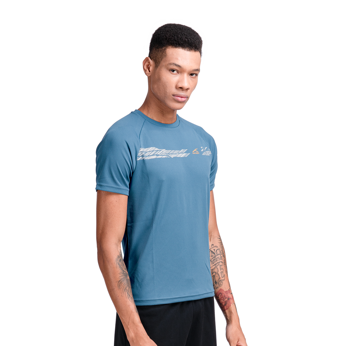 Scrape T-Shirt-Ash Blue