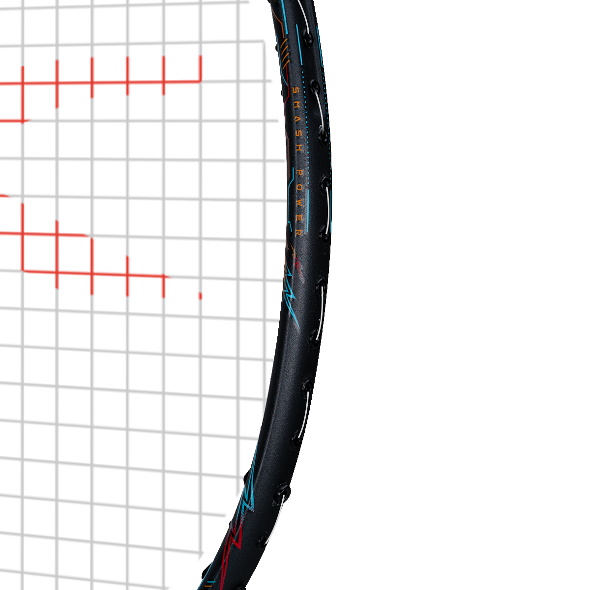 Hundred X-Warrior Dark Grey Strung Badminton Racket