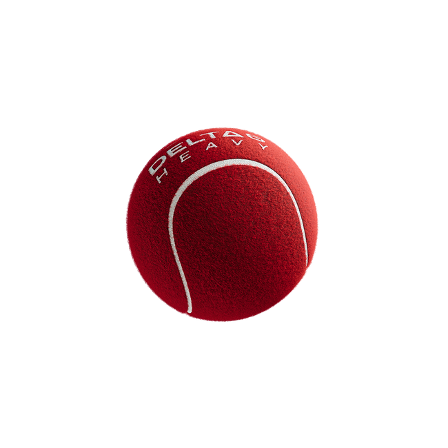 Delta 6 Heavy Cricket Tennis Balls (Pack of 6/Red)