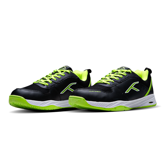 Court Shield-Black/Lime/White