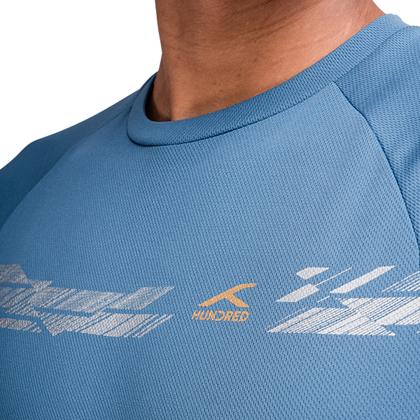 Scrape T-Shirt-Ash Blue