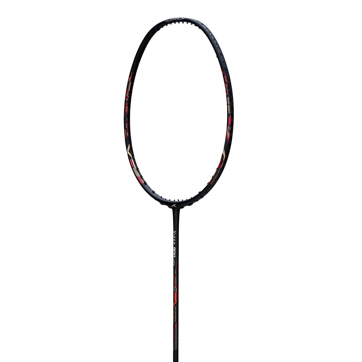 Viper 900 Attack Badminton Racket (Red/Black)