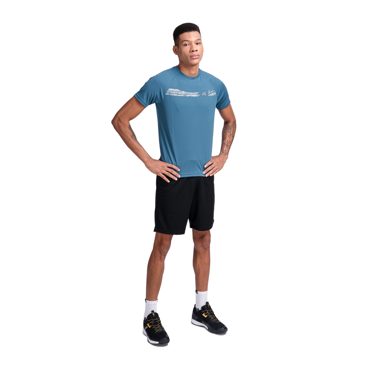 Scrape T-Shirt-Ash Blue