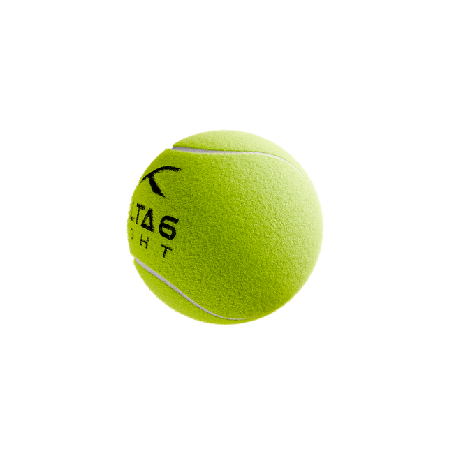 Delta 6 Light Cricket Tennis Balls (Pack of 6/Yellow)