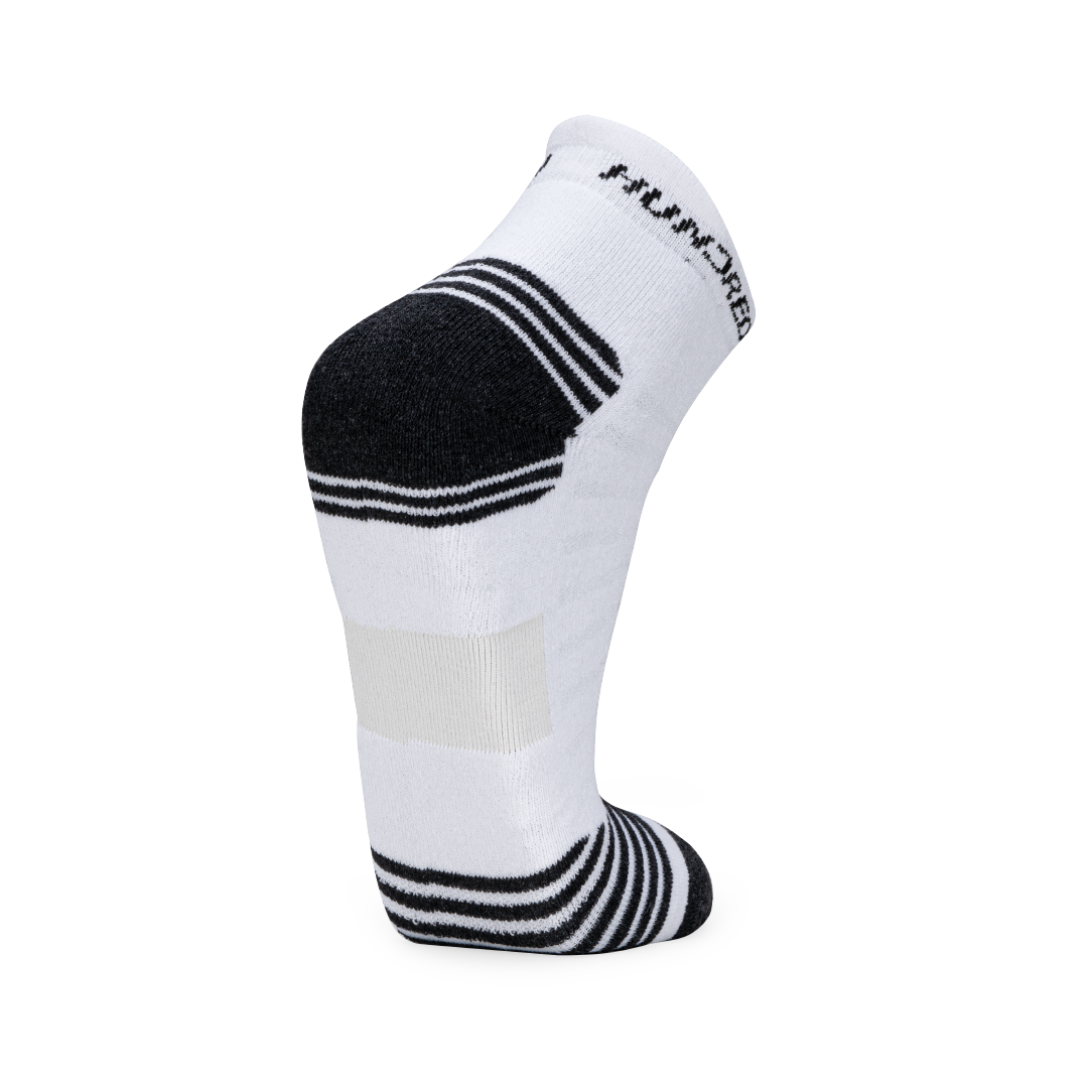 Arch Band Ankle Length Performance Sports Socks_White