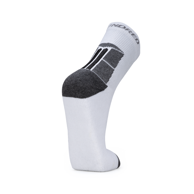 Ace High Quarter Length Performance Sports Socks_White