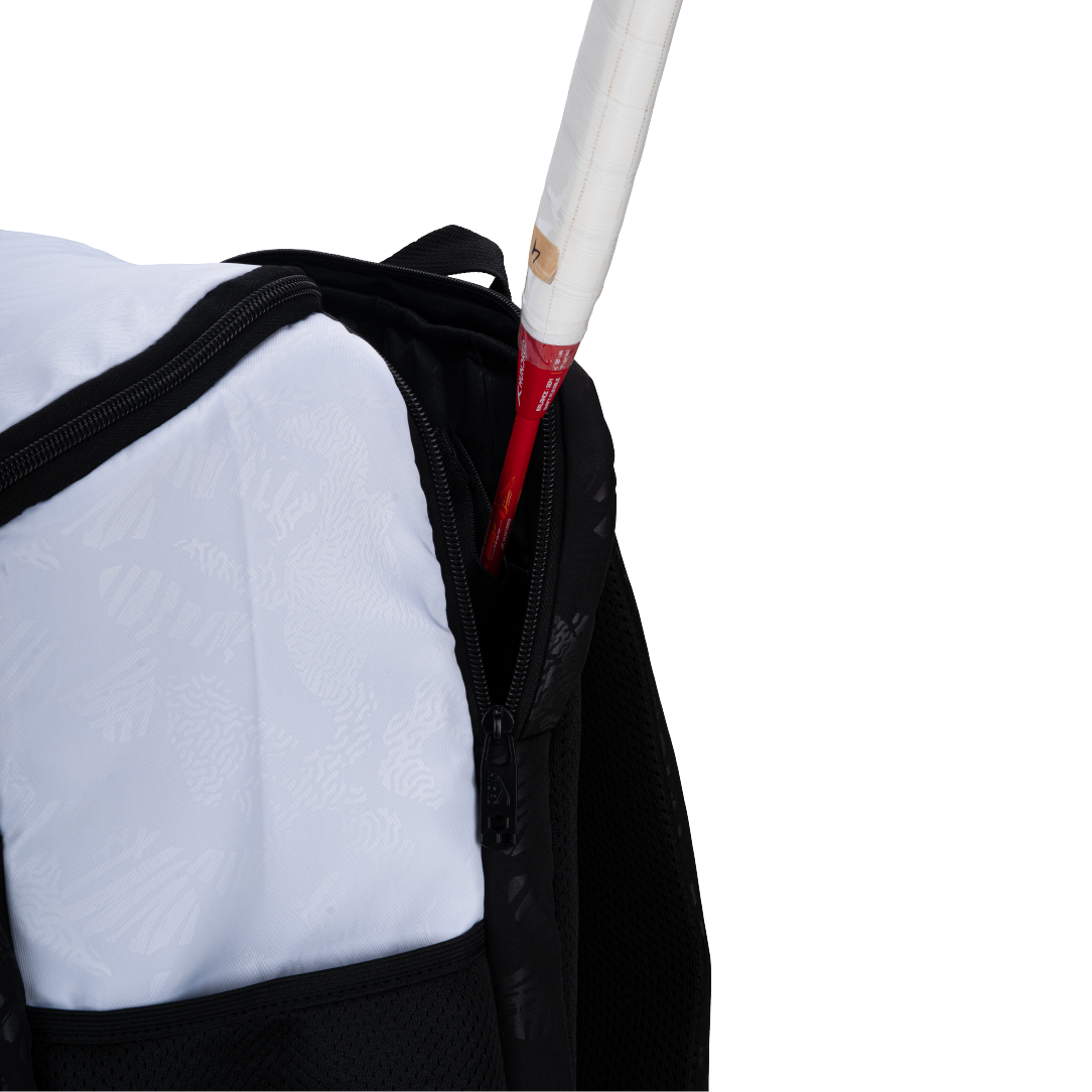 Square Cut Backpack - White