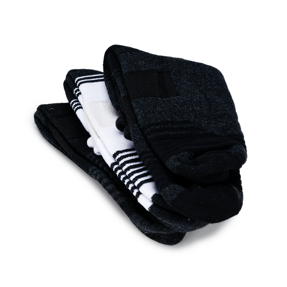 Arch Band Assorted Socks (3 Pairs)
