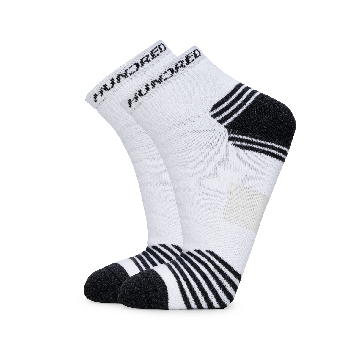 Arch Band Ankle Length Performance Sports Socks_White