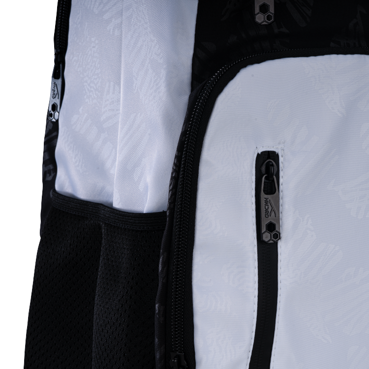Square Cut Backpack - White