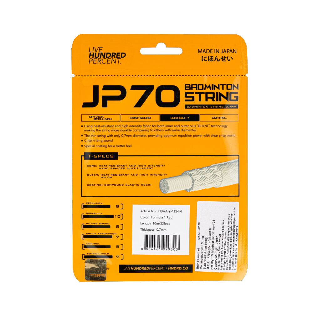 JP 70- FORMULA 1 RED