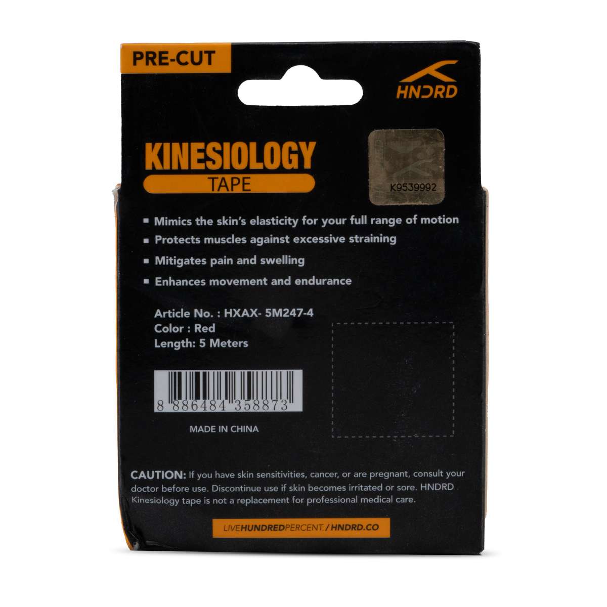 Kinesiology Tape (Pre-Cut)