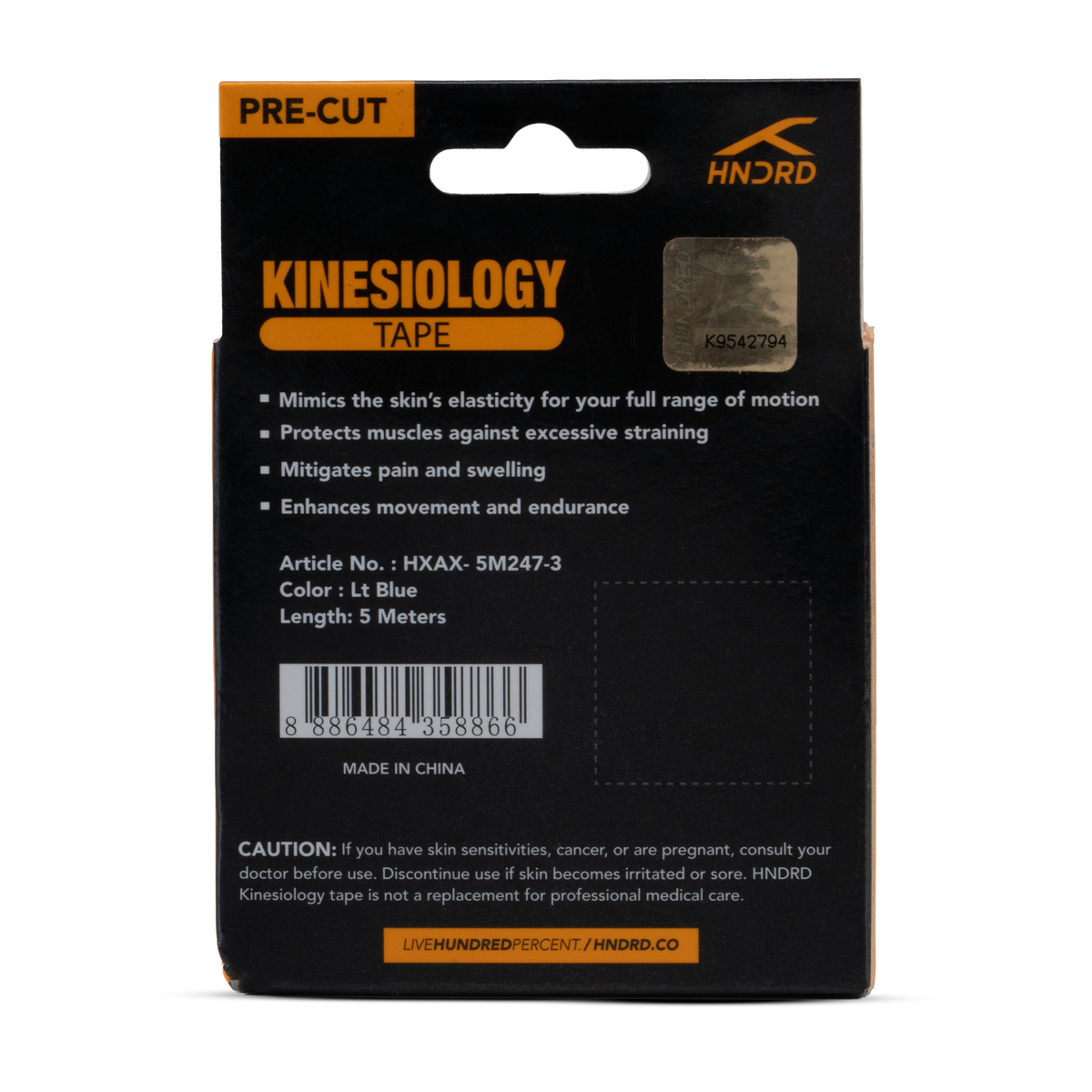 Kinesiology Tape (Pre-Cut)