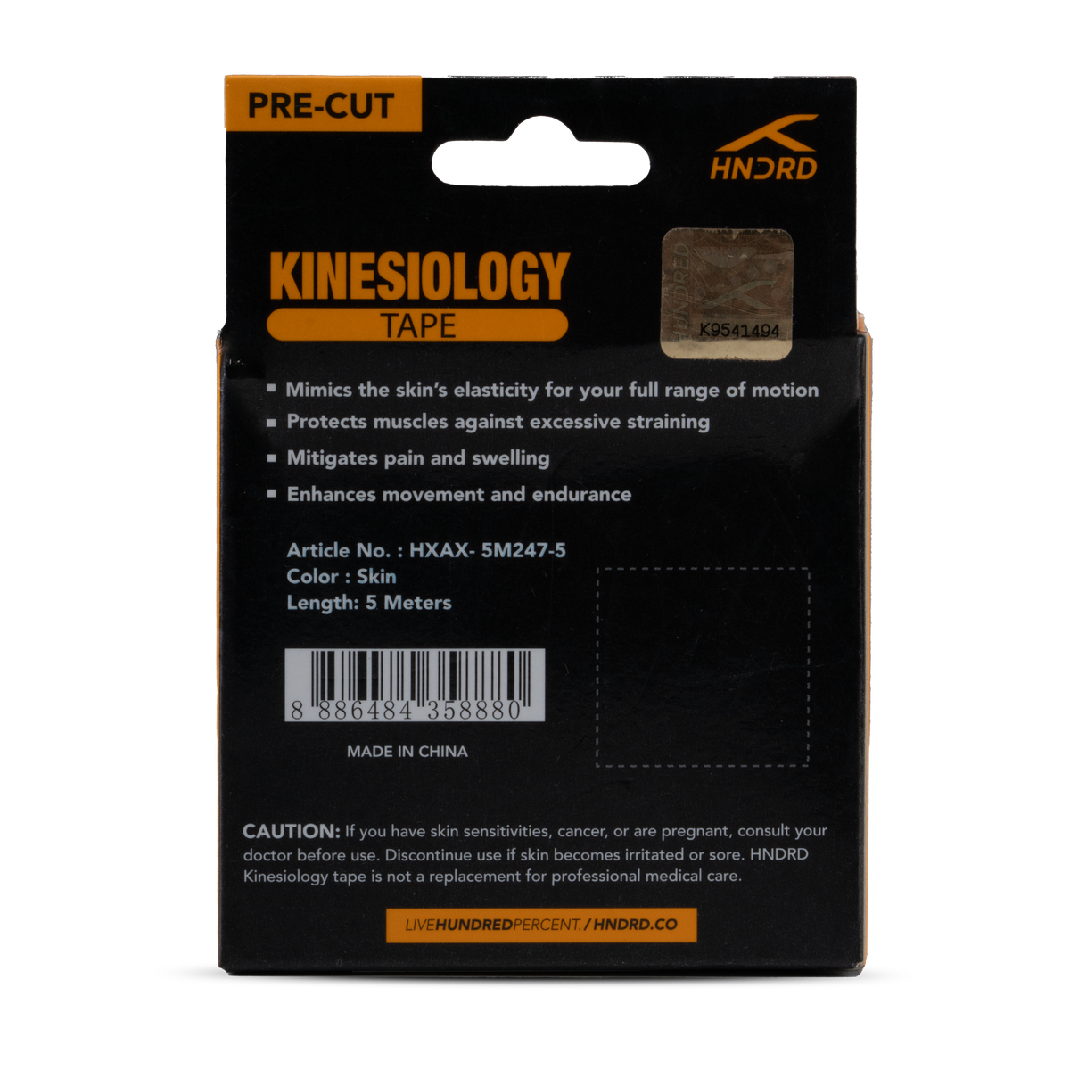 Kinesiology Tape (Pre-Cut)
