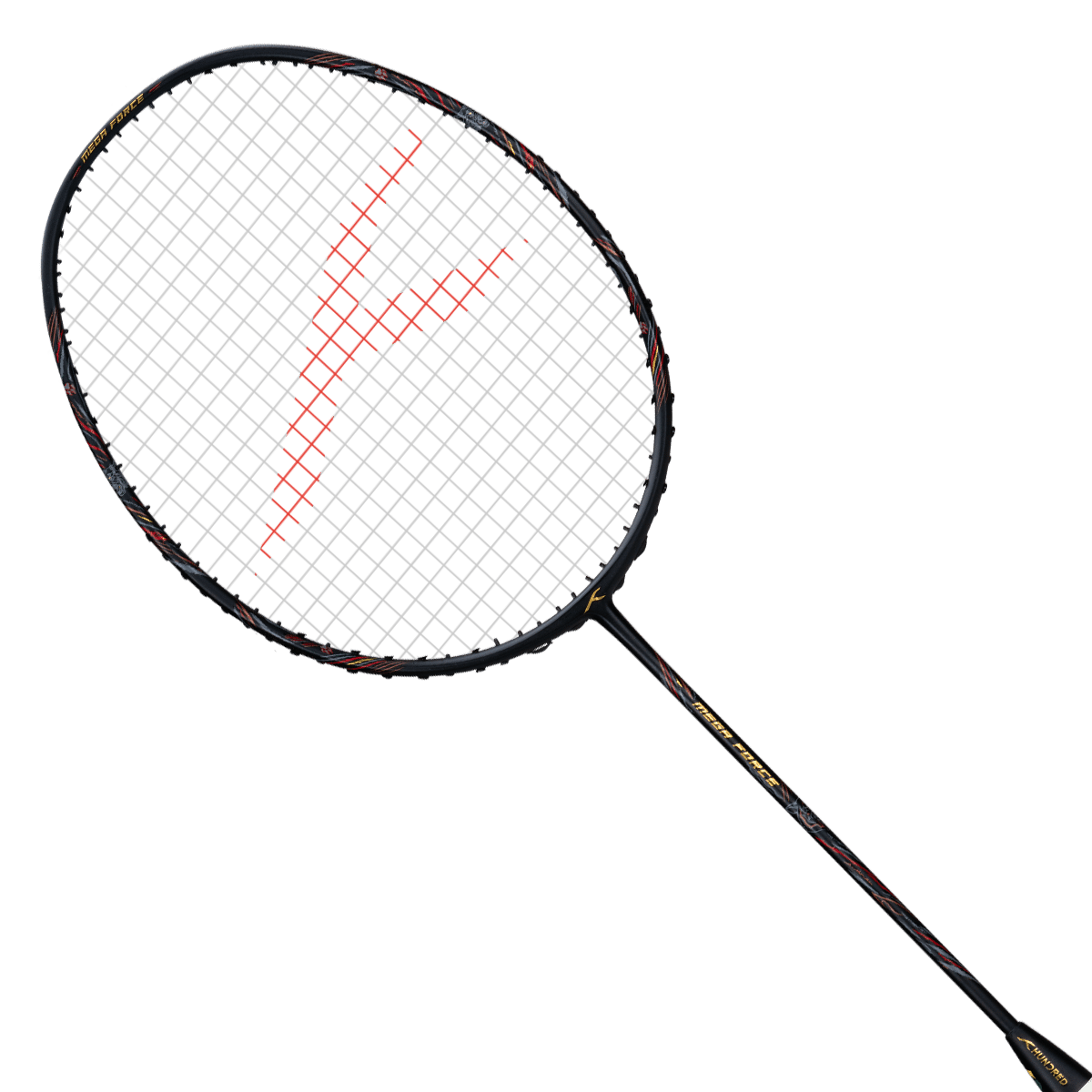 Hundred MegaForce Black Strung Badminton Racket