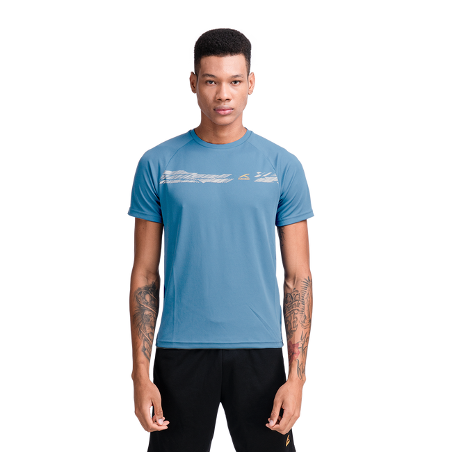 Scrape T-Shirt-Ash Blue