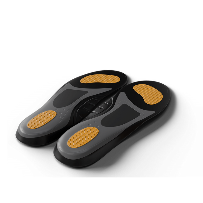 GELGLIDE INSOLE - BLACK/ORANGE