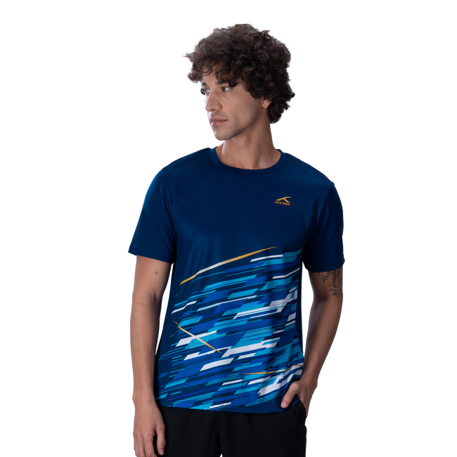 Air Crush T-Shirt - NAVY/GOLD