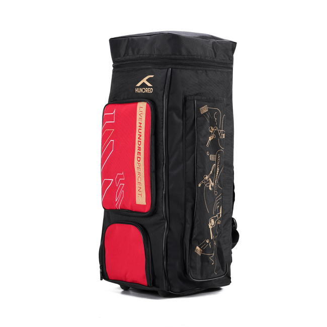 Aspire Cricket Kitbag (Black/Red)