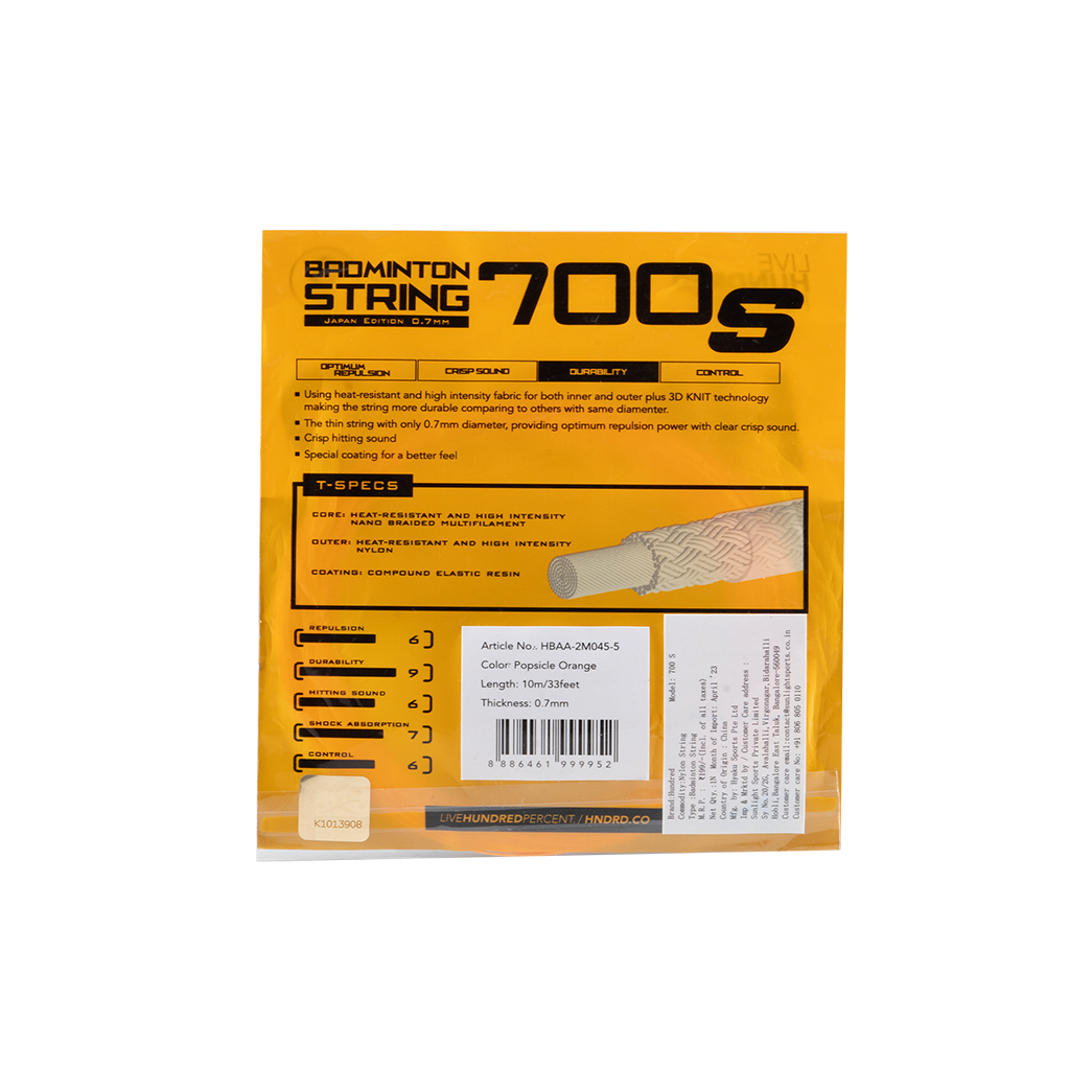 700 S String : popsicle-orange