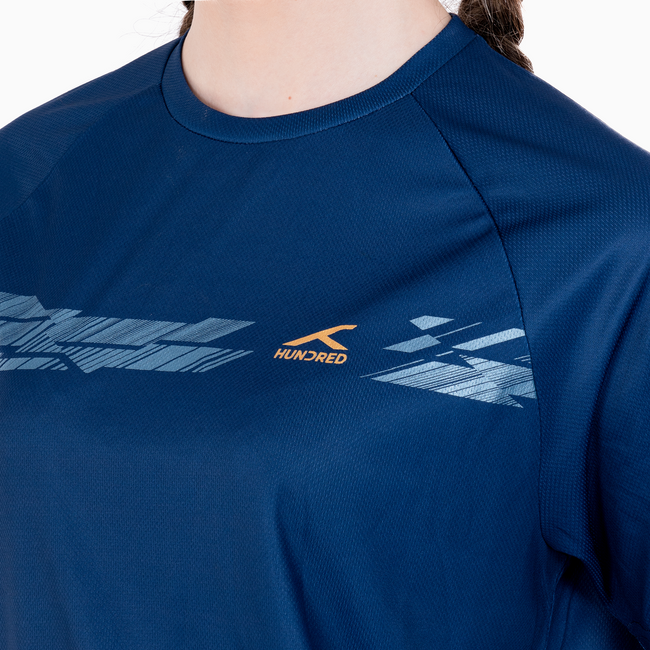 Scrape T-Shirt-Navy