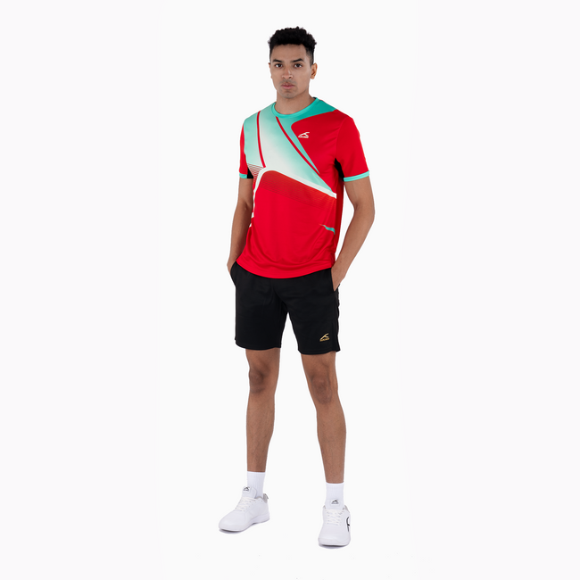 Scallop T-Shirt-Red