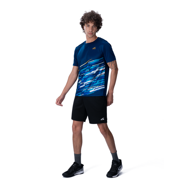 Air Crush T-Shirt - NAVY/GOLD