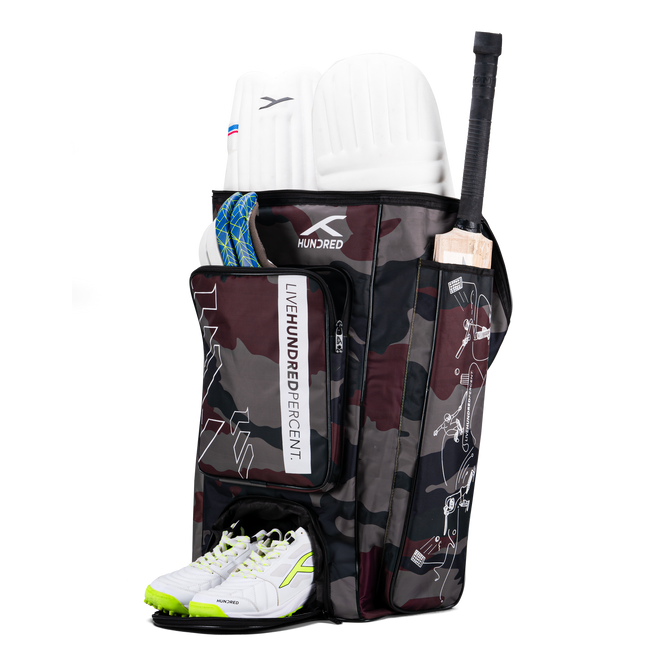 Aspire Cricket Kitbag (Camo Green)