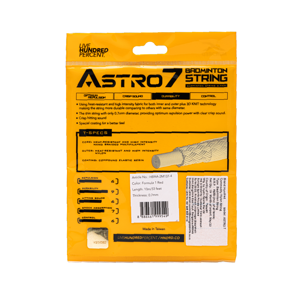 ASTRO 7 (FORMULA 1 RED)