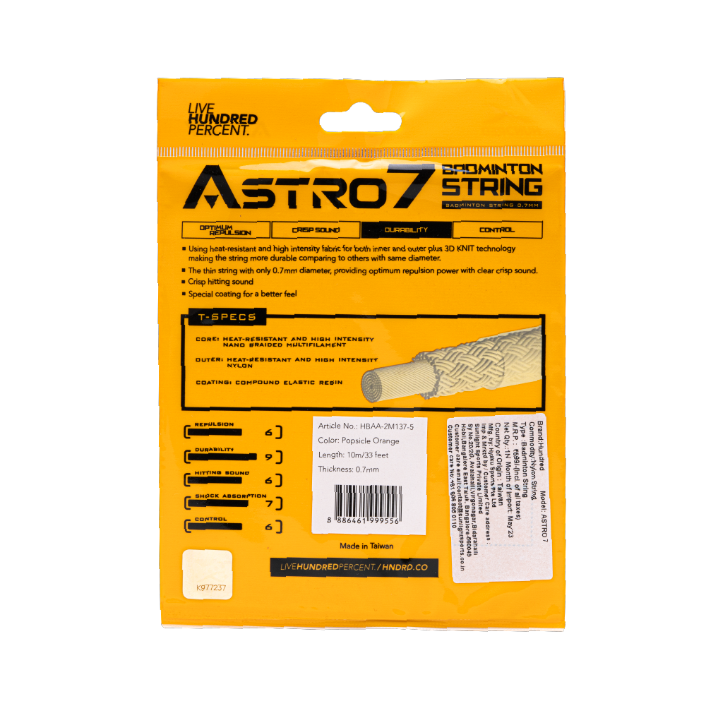 ASTRO 7 (POPSICLE ORANGE)