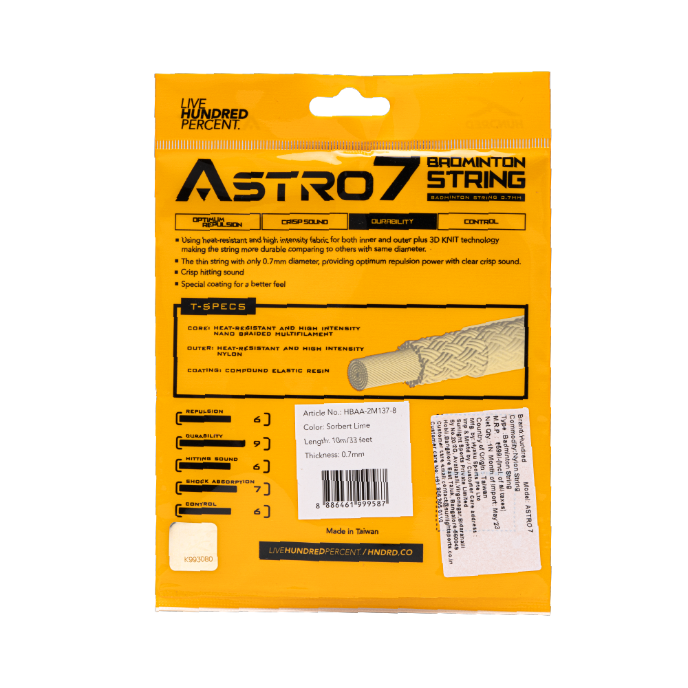 ASTRO 7 (SORBERT LIME)