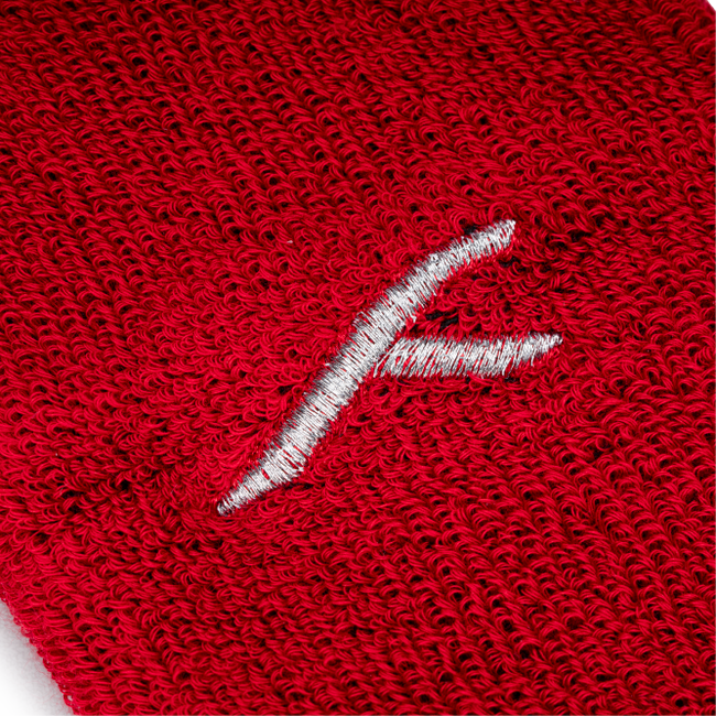 Solid Tone Wristband-Red