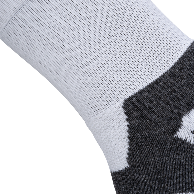 Court Quarter Length Performance Sports Socks_White