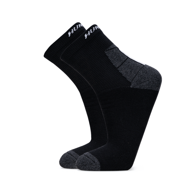 Ace High Quarter Length Performance Sports Socks_Black