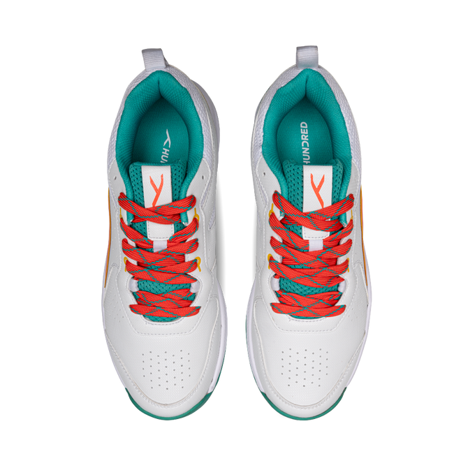 HyperDrive-White/ Light Green/Orange