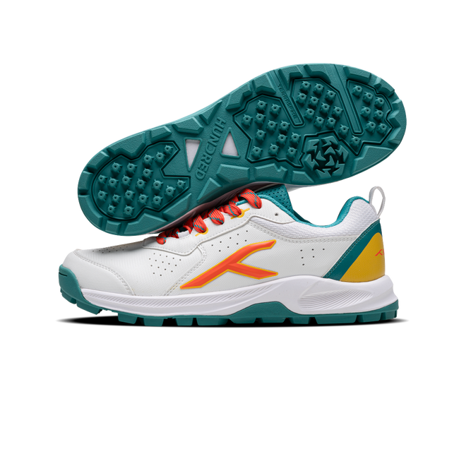 HyperDrive-White/ Light Green/Orange