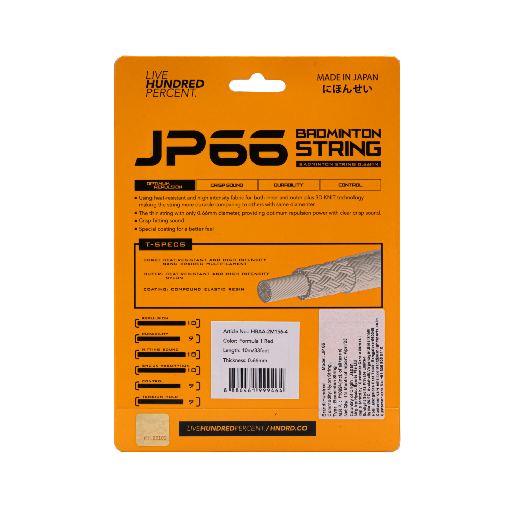 JP 66- FORMULA 1 RED