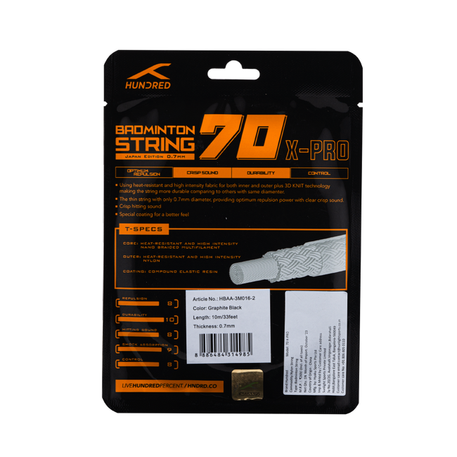 70 X PRO- GRAPHITE BLACK