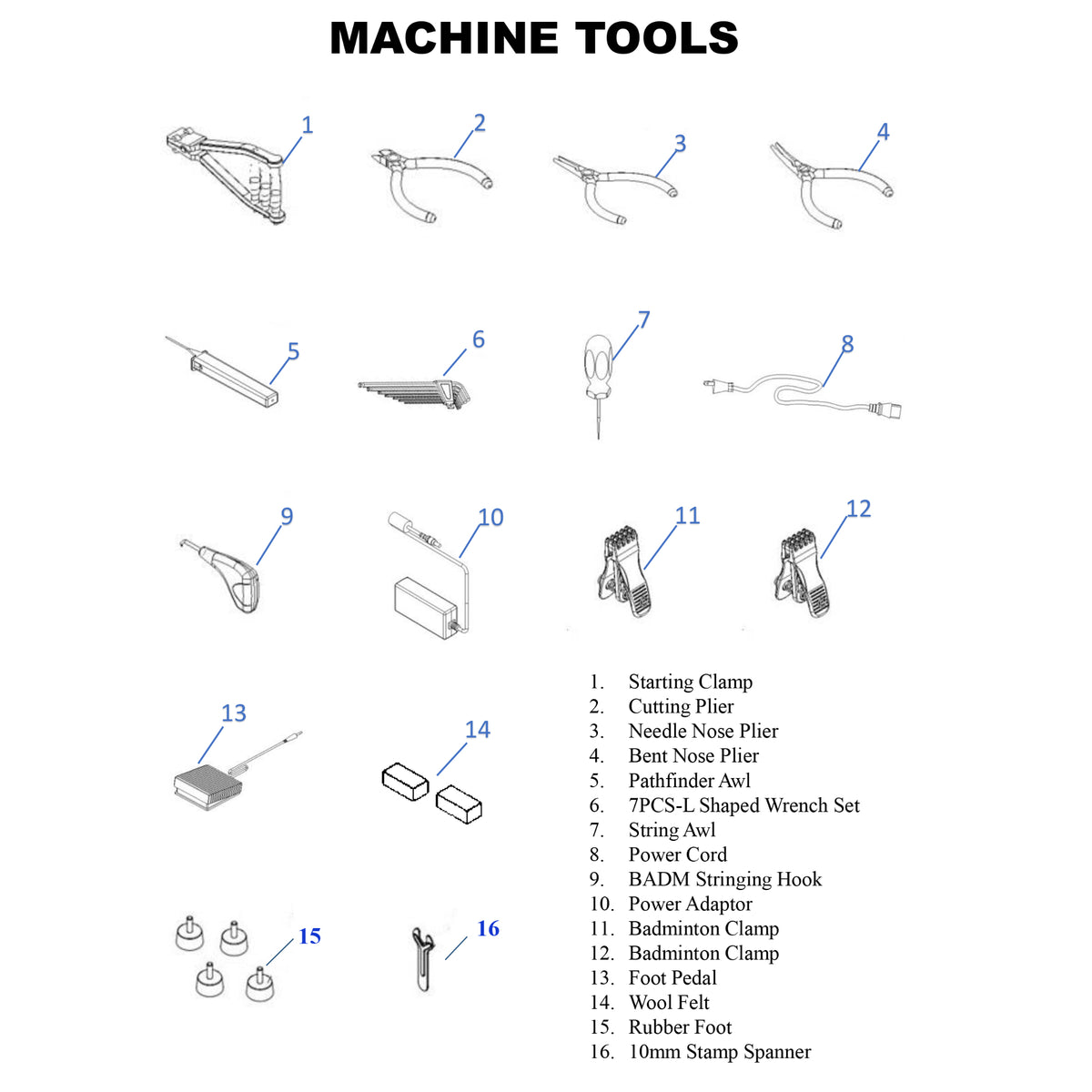 Orbit X 8800 Electronic Stringing Machine